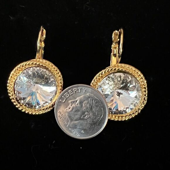 Handcrafted earrings with Swarovski crystal - Picture 6 of 7